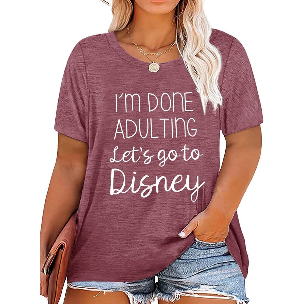 Women's "Disney" Themed T-Shirt - Large - New